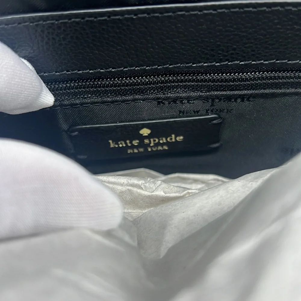 Kate Spade Luna Crescent Crossbody Black